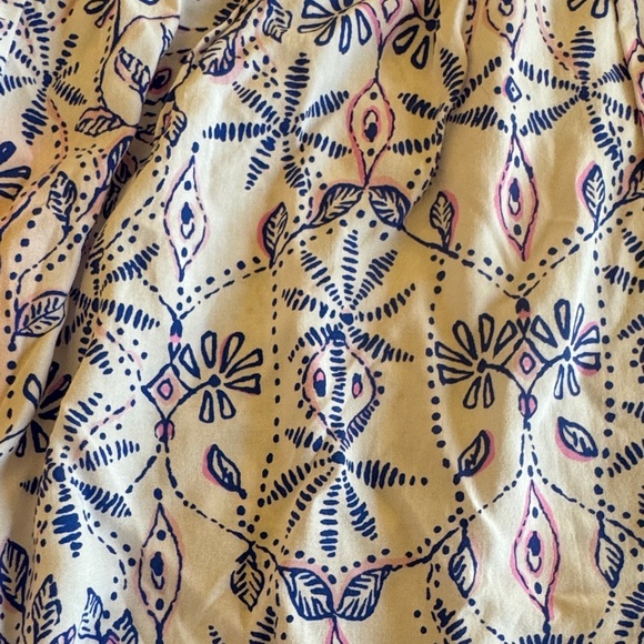 Lilly Pulitzer Blue and Pink High Waist Shorts 6" shorts - Picture 3 of 6